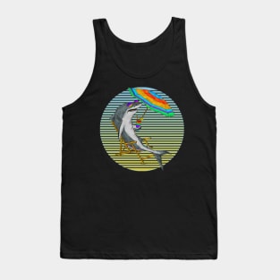 Beached Shark Tank Top